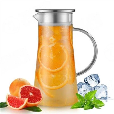 PP qopqoqli 1300ml shisha ko'za